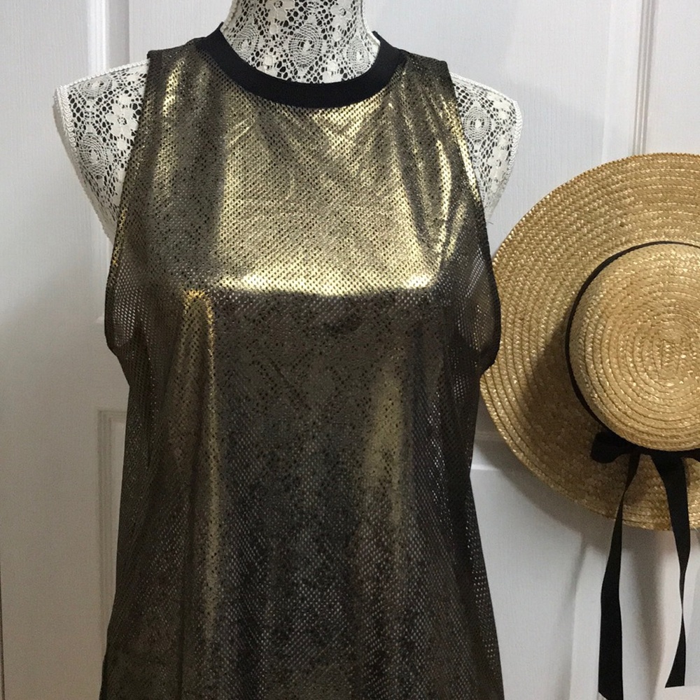 3/$30 🌺 Metallic Jersey Dress - Size S
